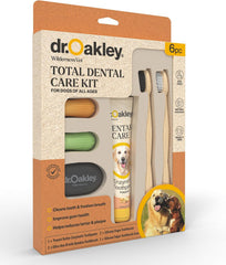 Dr. Oakley enzymatic toothpaste with mint flavor freshens breath during brushing.