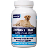 Dr. Oscar Dog UTI Treatment bottle label signaling trusted urinary support