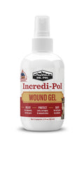 Dr. Pol Incredi-Pol wound gel spray for cats; precision spray covers scrapes gently.