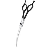 Dragon Creek curved-tip dog grooming scissors for safe trimming around delicate areas.