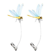 Dragonfly Wingman clip-on deterrent in action repels deerflies for calmer outdoor moments