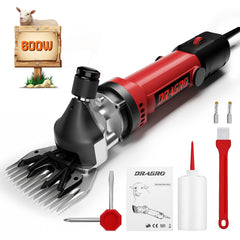 Dragro Sheep Clippers 600W front view for efficient grooming.