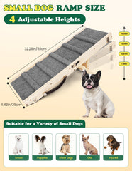 Drakthos dog ramp showing four height settings for versatile use.