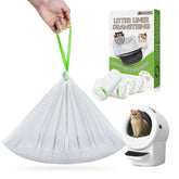 Dranbol 120-count heavy-duty litter liners offer tear resistance for automatic litter boxes