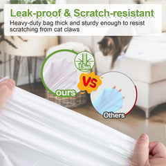 Dranbol leak-proof liner supports up to 22 pounds of litter