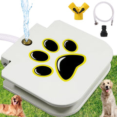 DRAROAD outdoor dog water fountain with step pedal for easy hydration outdoors