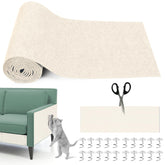 Draupnir Cat Scratching Mat shows cut-to-fit versatility on a sofa edge.