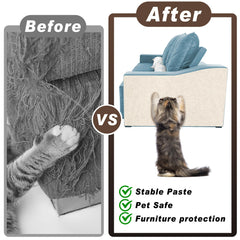Draupnir Cat Scratching Mat shows screws included for secure mounting.