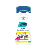 Dr. Beckmann Pet Stain & Odour Remover bottle ready for quick carpet stain removal