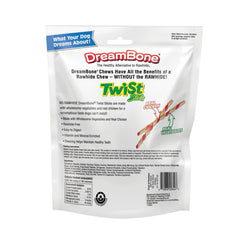 DreamBone Twist Sticks rawhide-free chew for dogs; safer option.