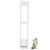 Dreampedal cat-dog-door-panel-closed ensures secure access and weather protection.