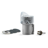 Dremel Pet Grooming Nail Guard with 45-degree paw guide for precise trimming.
