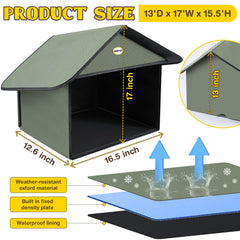Dreyoo shelter shows durable oxford material for outdoor use
