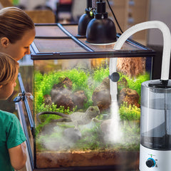 Dreyoo Reptile Humidifier back switch for simple power on/off use.