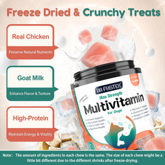 DRFOSTER dog multivitamin served at mealtime supports overall wellness