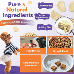 DRFOSTER includes omega-3 ingredients for skin and coat health