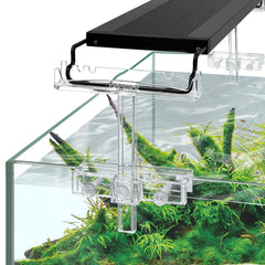 Driamor aquarium light riser adjustable bracket for balanced illumination and height control.