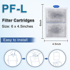 Driamor PF-L cartridge carbon zeolite layer emphasizes impurity adsorption
