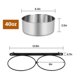 DricRoda stainless steel bowls stay durable and rust-free for long-lasting meals.