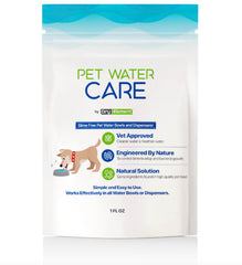 Dry Element Pet Water Care bottle drops keep water clean and fresh.