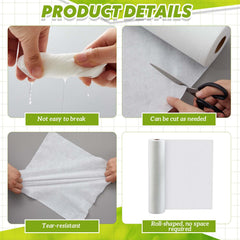 Drydiet water-absorbent liner handles moisture without tearing.