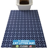 Drymate cat litter mat showing litter-trapping surface reduces floor mess