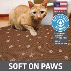 Drymate cat litter mat is machine washable for easy cleaning.