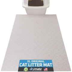 Drymate cat litter mat traps mess and reduces tracking for cleaner floors