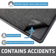 Drymate waterproof backing prevents leaks and keeps floor dry