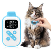 DTCollar Mini Cat Shock Collar remote view shows compact design for comfortable training