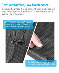 Duedusto bearded dragon mat liner cuttable dimensions 23.6 by 59 inches for flexible setup