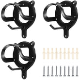 Dunzy 3 Counts Bridle Rack Bracket on wall for organized tack storage.