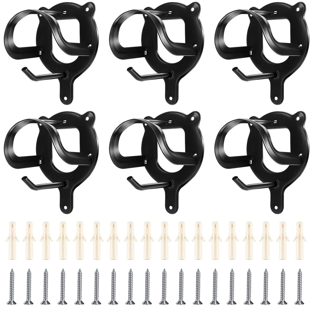 Dunzy six-count bridle hooks wall mount keeping reins organized.