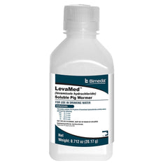 Durvet Levamed soluble pig wormer bottle pour for easy pig wormer administration.