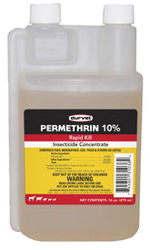 Durvet Permethrin EC 10% bottle for external pet care and flea control.
