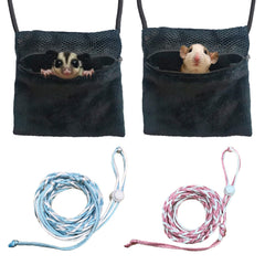 DVDKOLA sugar glider pouch with breathable design and top zipper for secure outdoor use