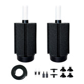 DVHEY aquarium sponge filter two-pack for reliable filtration in 10-50 gallon tanks.