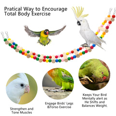 DVHEY bird cage ladder attachment demonstrates easy installation and versatility.
