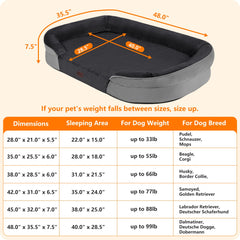 Waterproof liner protecting the Dwanton bed's inner foam