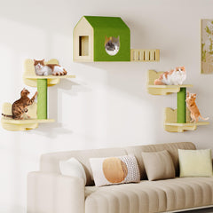 DWVO cat-shaped steps offer playful elevation for larger cats.