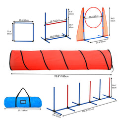 DWVO Weaving Poles provide weave training with secure setup