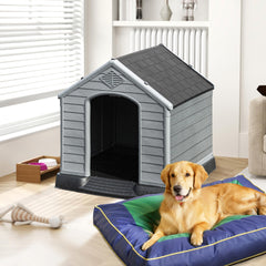 DWVO Spacious Dog Shelter door size emphasizes roomy entry for small to medium dogs.