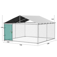 DWVO waterproof UV canopy protects pets from sun and rain.
