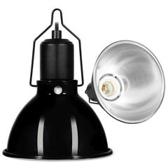 DXOPHIEX 5-5 inch dome lamp assembly supports up to 100W for reptile habitats.