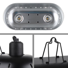 DXOPHIEX uvb-dome aluminum reflector brightens and focuses light