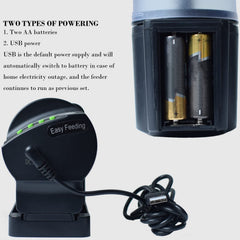 DXOPHIEX WiFi Fish Feeder edge and hood mounting options for versatile tank setup.