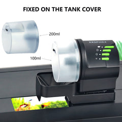 DXOPHIEX WiFi Fish Feeder USB power setup supports steady feeding.