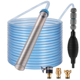 DXOVEEN fish tank vacuum siphon ball enables quick water changes.