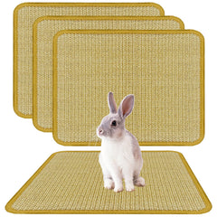 DYAUS Bunny Scratch Pad 16x12in for safe scratching and cozy nesting.