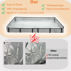 DZWLKJ guinea pig liner 4-panel design fits cages securely and prevents leaks.